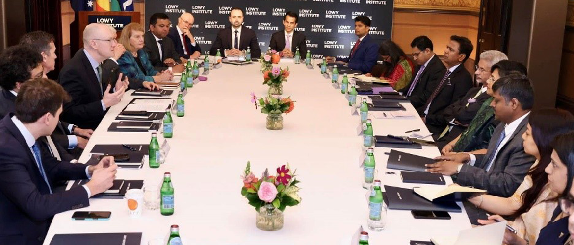  EAM Dr. S. Jaishankar had a roundtable discussion at Lowy Institute on 7 November 2024 in Sydney