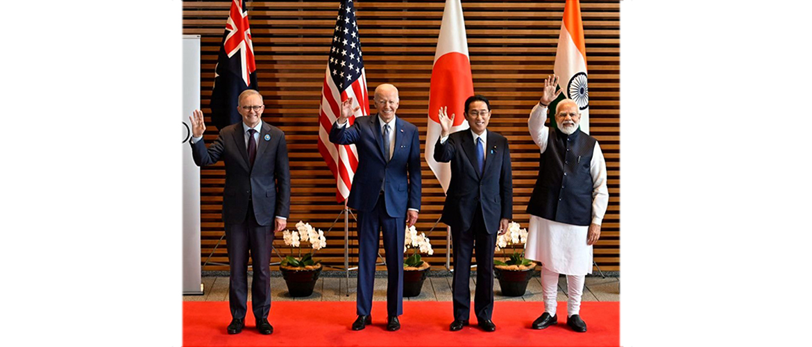  Hon'ble Prime Minister with Prime Minister of Australia, Prime Minister of Japan and President of U.S.A. at QUAD Leader Summit in Tokyo on 24 May 2022