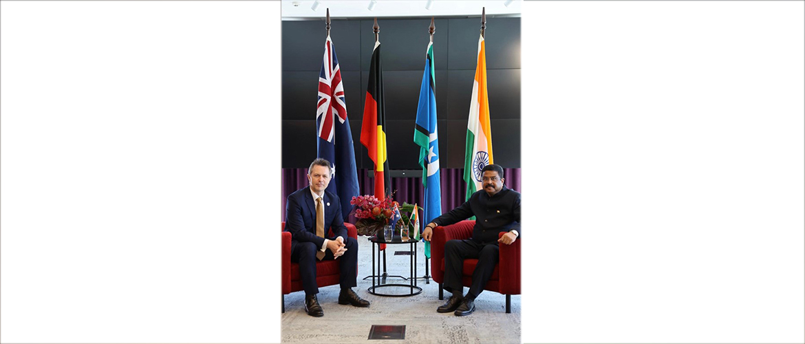  Hon’ble Minister of Education, Skill Development &amp; Enterprise Shri
Dharmendra Pradhan met Hon. Jasor Clare, Minister of Education of
Australia