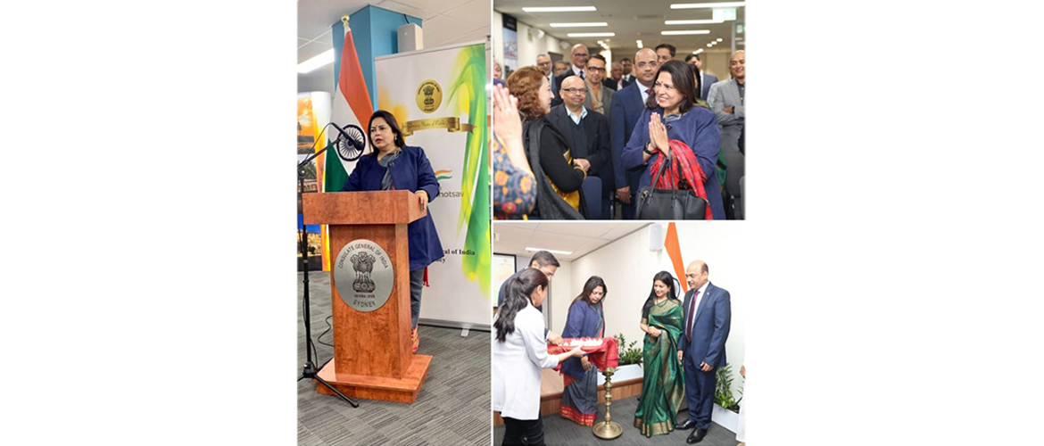  Hon’ble Minister of State for External Affairs, Smt Meenakashi Lekhi’s interaction with Indian community in
Sydney