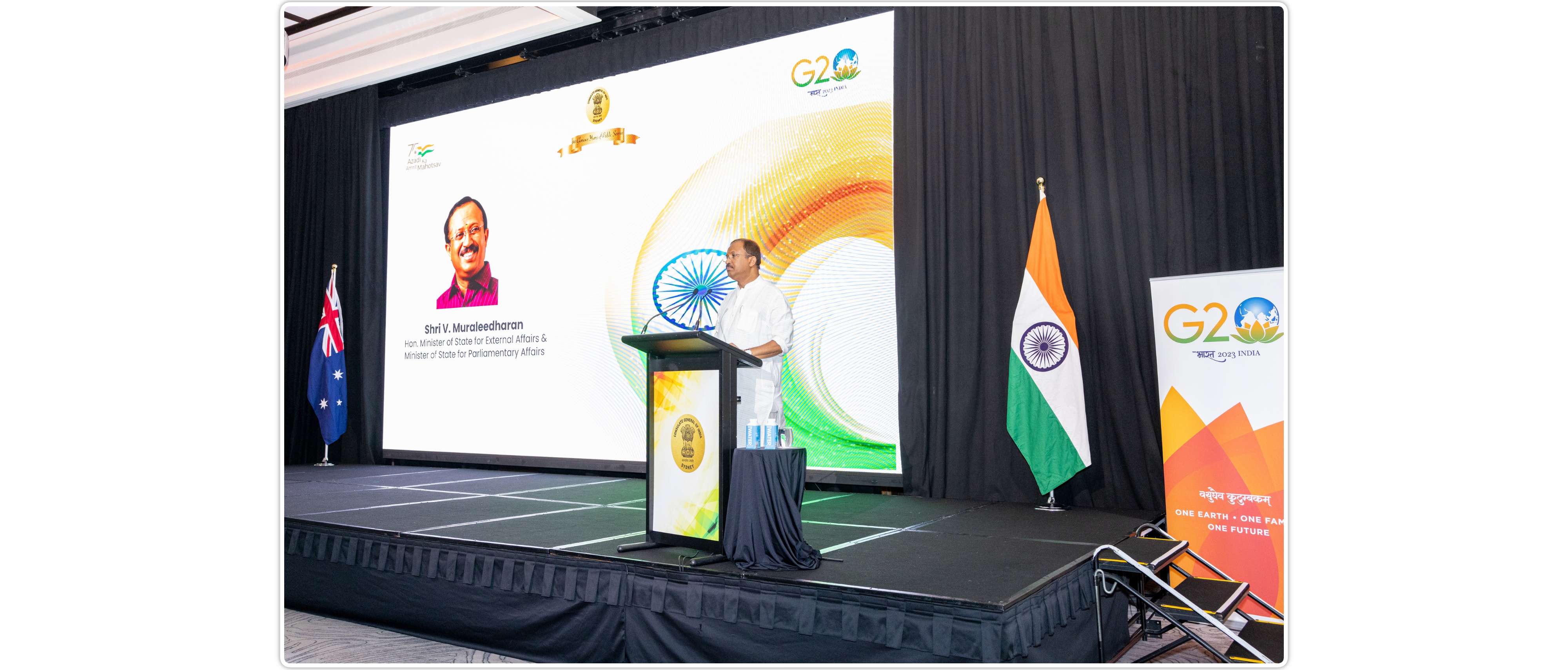  Hon'ble Minister of State for External Affairs Shri V Muraleedharan interaction with Indian Community in Sydney on 7 February 2023